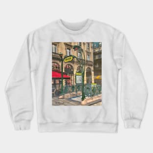Paris Metro Crewneck Sweatshirt